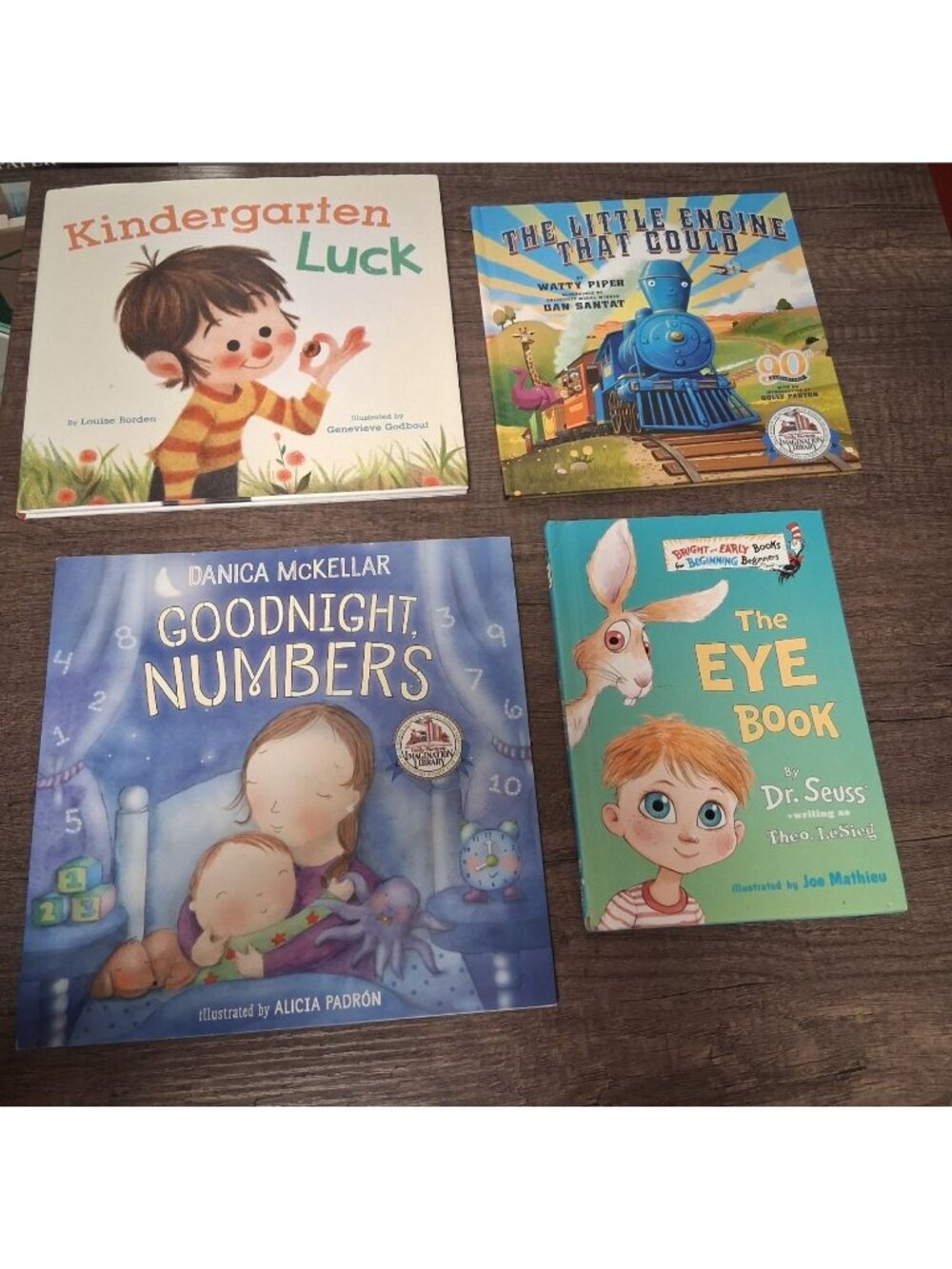 Preschool Story Book Bundle Kindergarten Counting Train